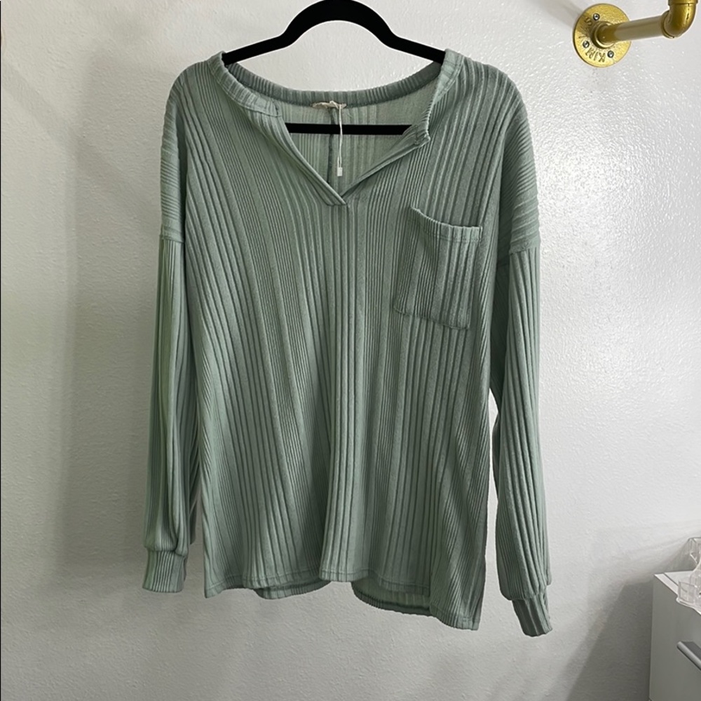 Long sleeve top mint